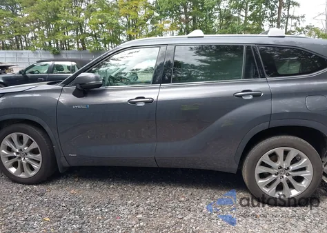 2020 Toyota Highlander Hybrid Limited z USA, uszkodzony, nr VIN 5TDXBRCHXLS012219